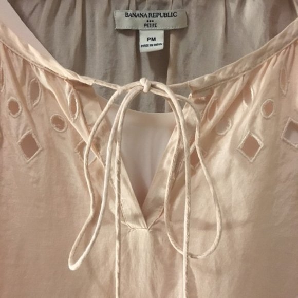 Banana Republic Ballet Pink Poet Blouse + Tank Top - Picture 4 of 10